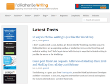Tablet Screenshot of idratherbewriting.com